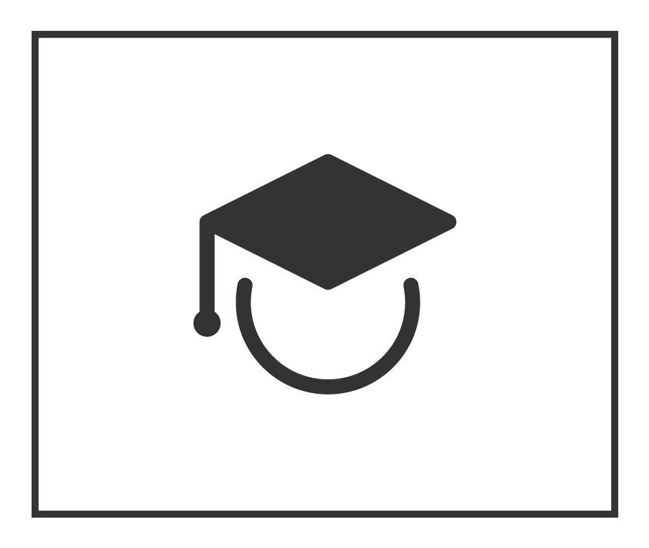 Symbolbild für Person mit College Graduation Hut