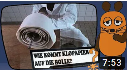 Youtube Beispielscreenshot eines Erklärvideos Sendung mit der Maus