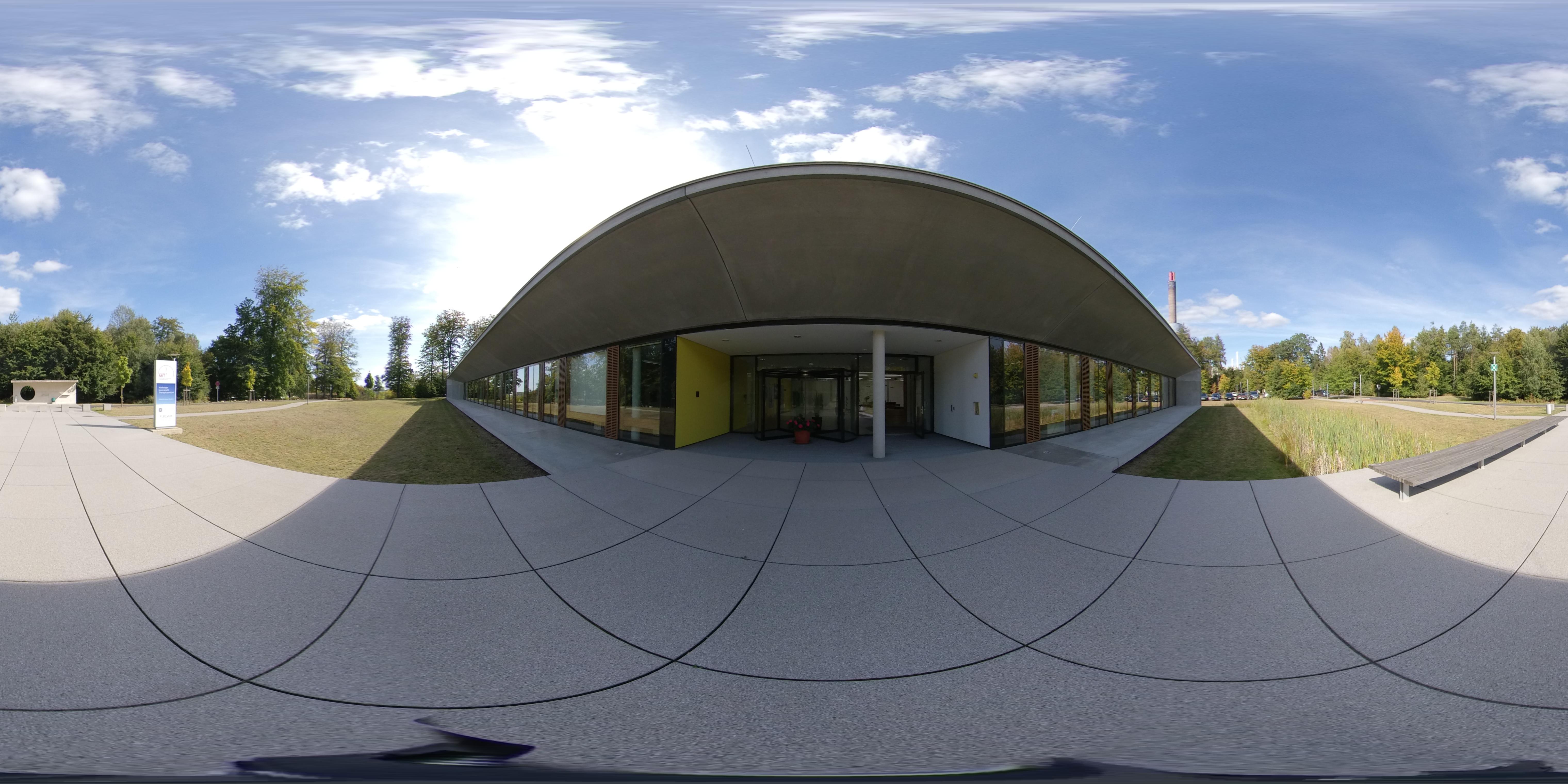 Photographie des Marburger Ionenstrahl-Therapiezentrums