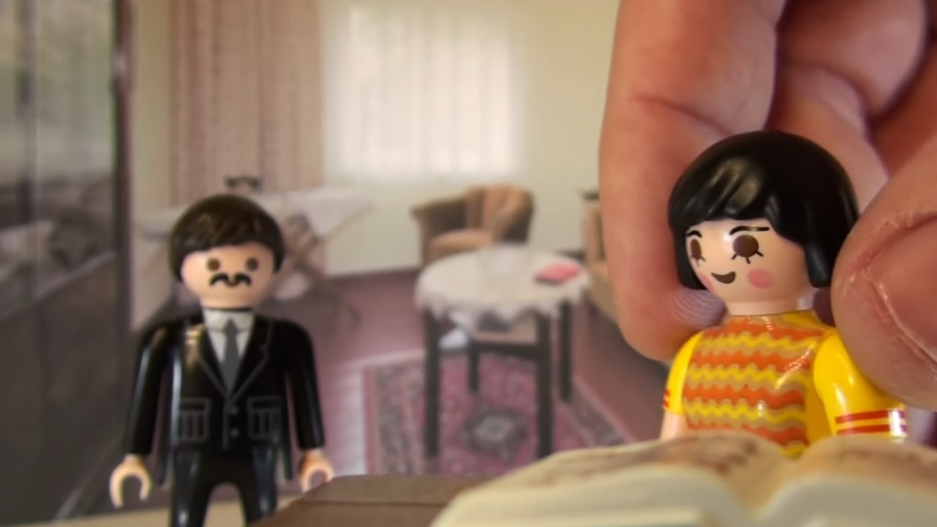 Beispielphoto einer Miniaturenkonstallation für eine Videoaufnahme