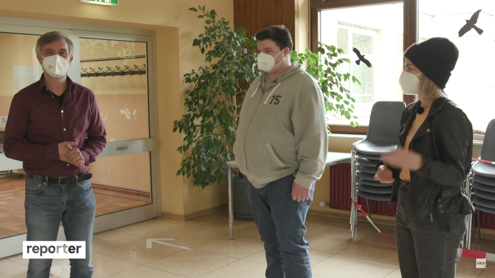 Screenshot einer Realfilmaufnahme