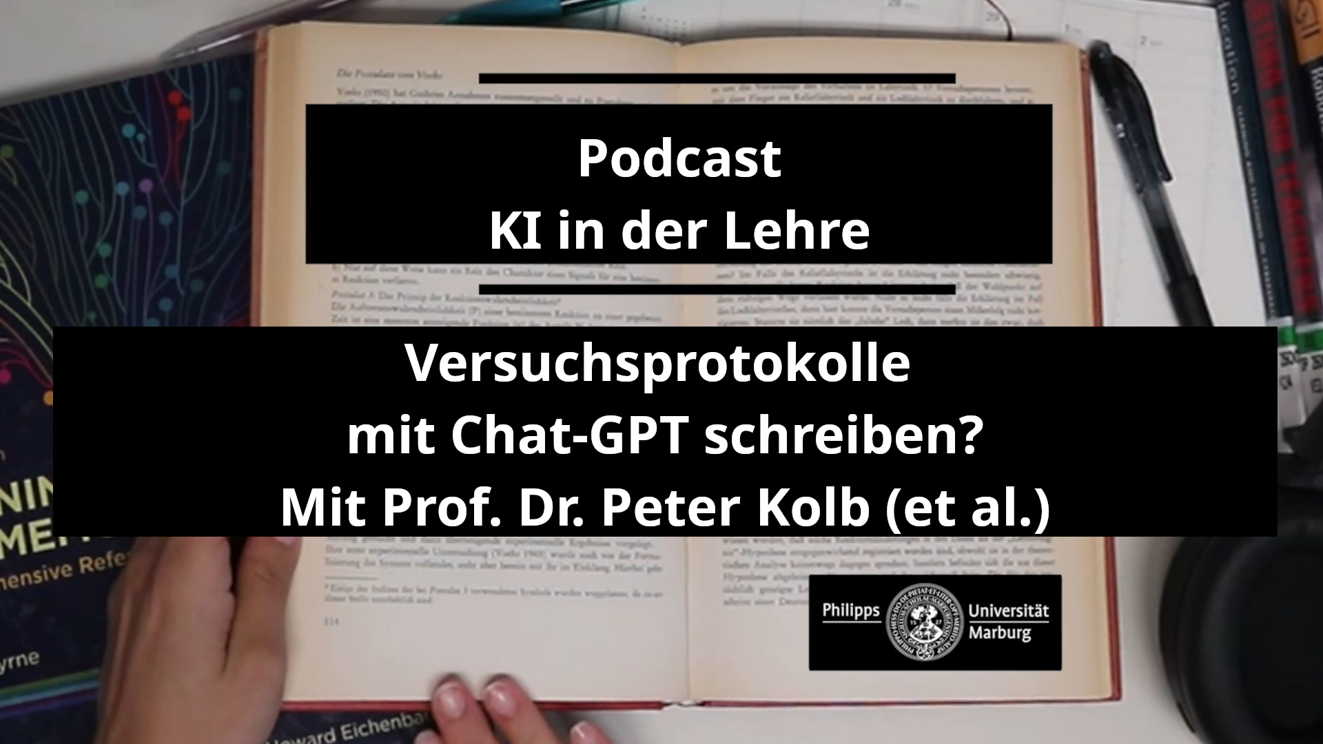 Thumbnail Folge 11: Versuchsprotokolle mit Chat-GPT schreiben? Mit Prof. Dr. Peter Kolb et. al.