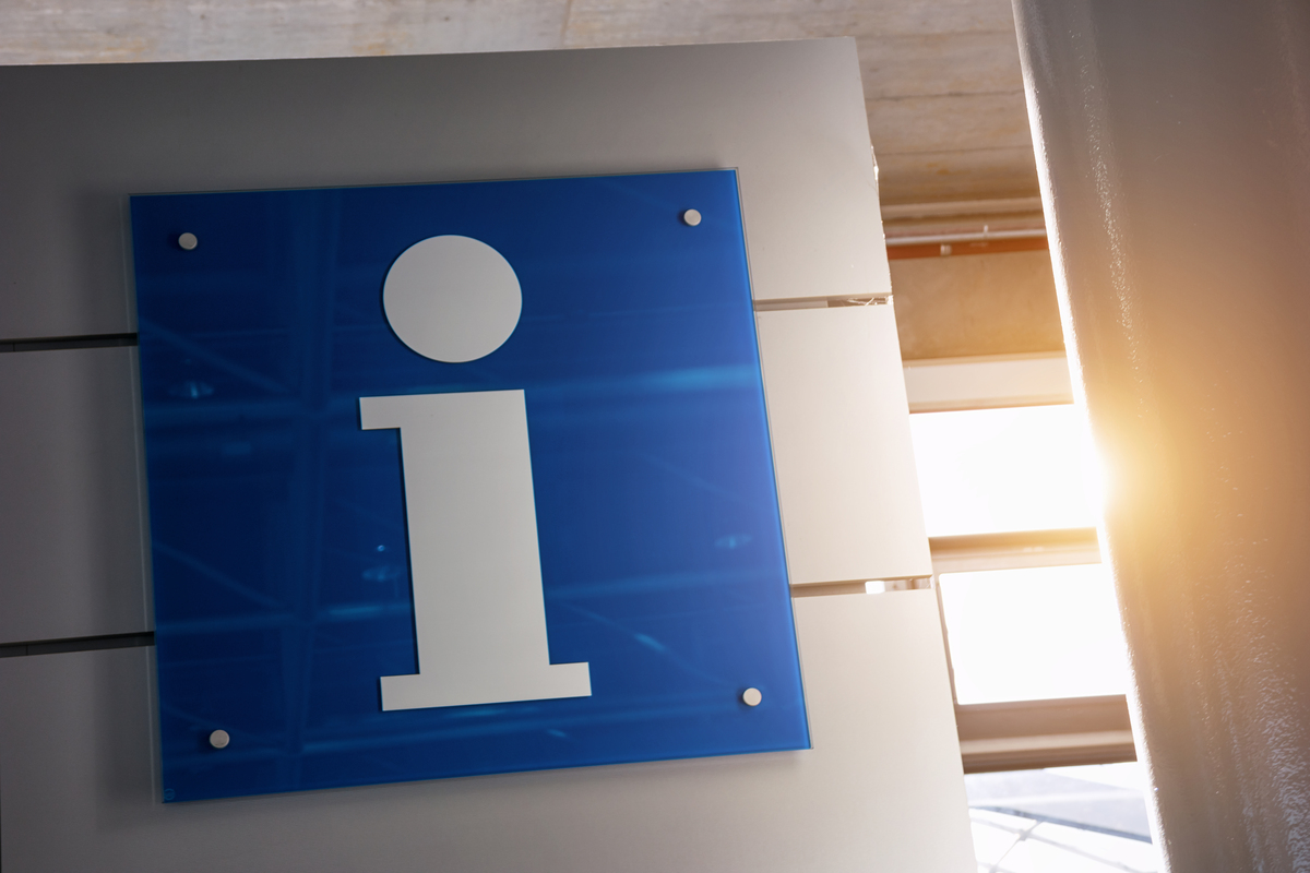 Informationspunkt Hinweisschild