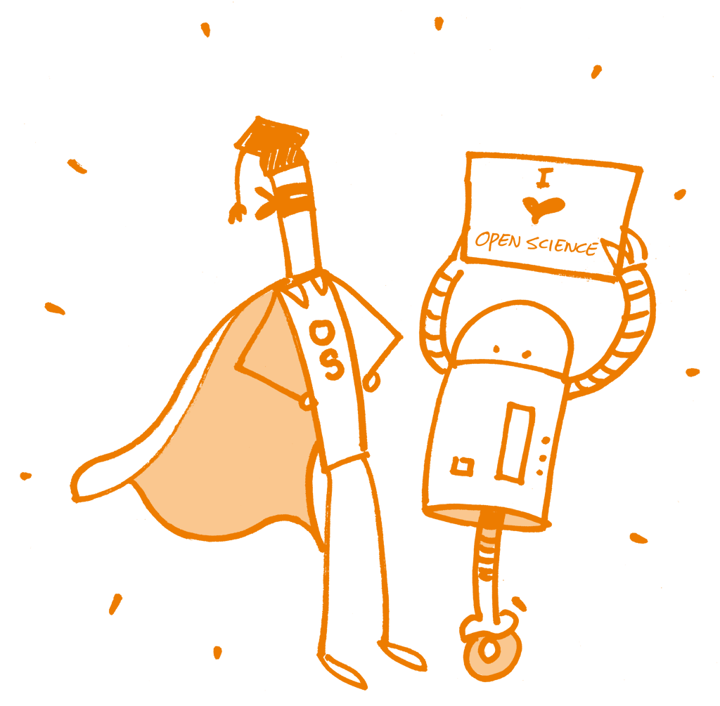 Drawing of Open Science Wizards