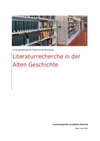 Preview 1 of Alte Geschichte Recherchleitfaden April 2020.pdf